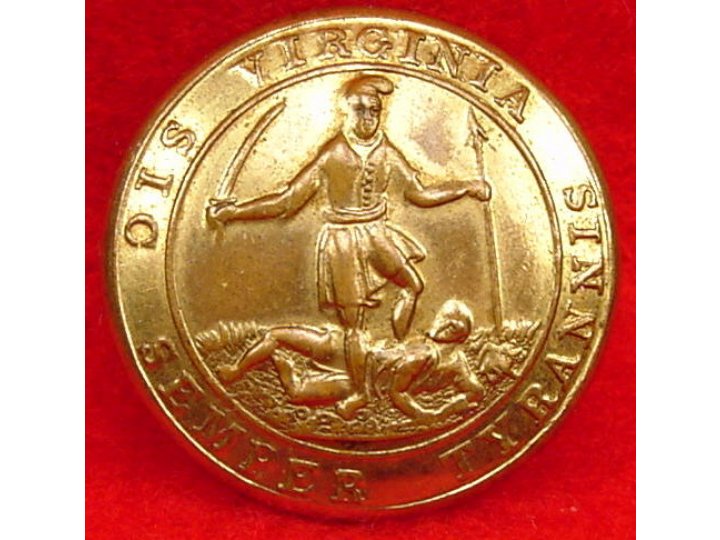 Virginia State Seal Button